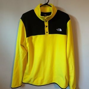 YELLOW THE NORTH FACE FLEECE